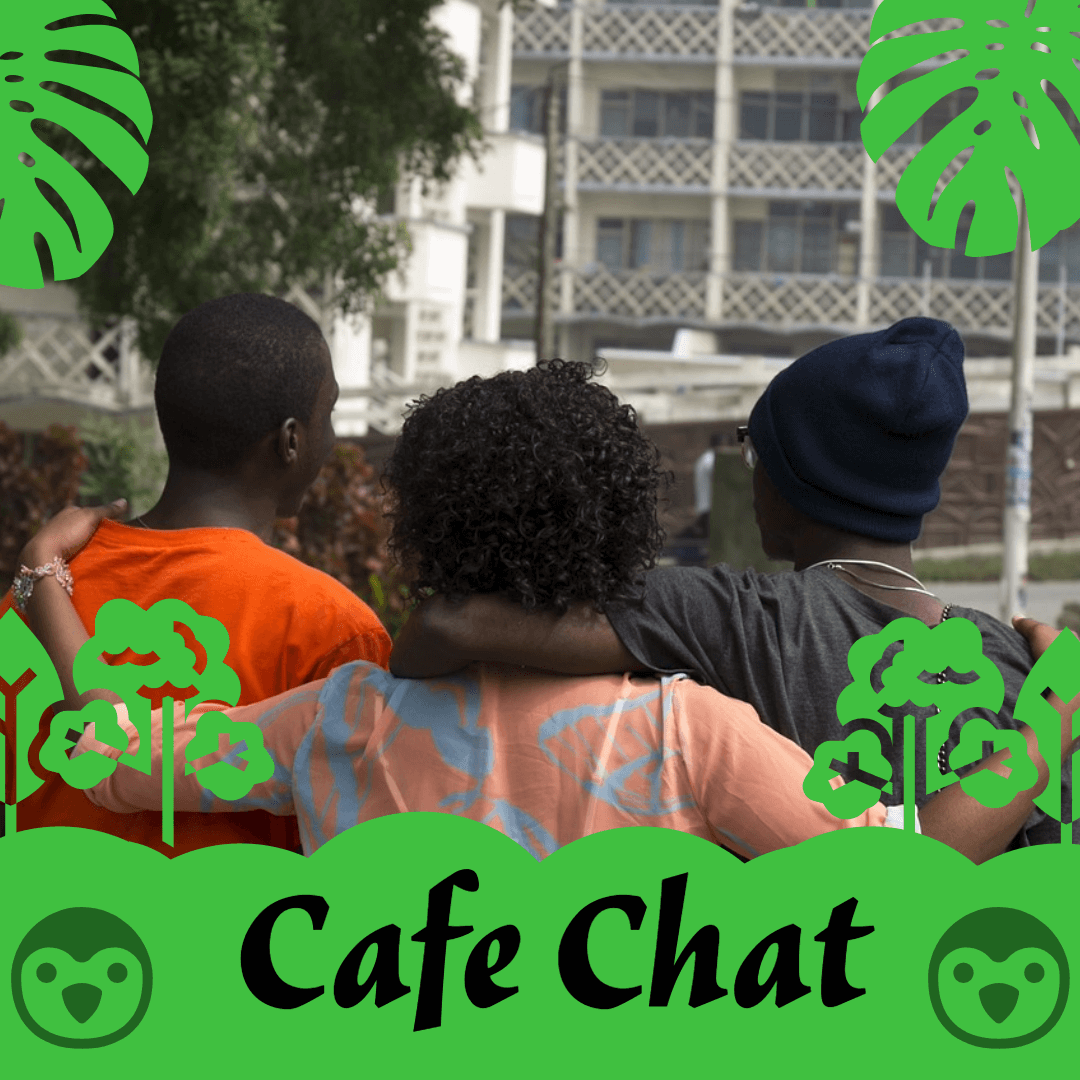 JungleSpot's general chat room is called the Cafe. Cafe is a great chat room for friends.
